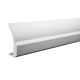 Light Skirting Europlast 1.50.211  (7,4×17,7×200 cm)