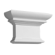 Капитель пилястры Europlast 1.21.008 (9,8×4,6×15,1 cm)